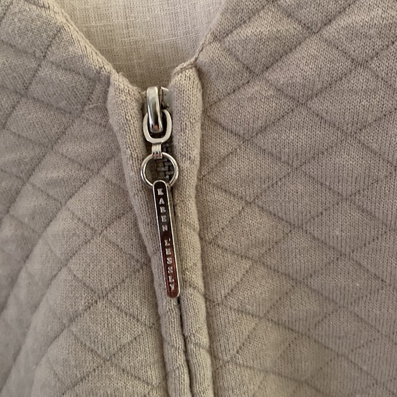 ❤️Karen Lessly Large Quilted Cardigan! Beige - Picture 3 of 6